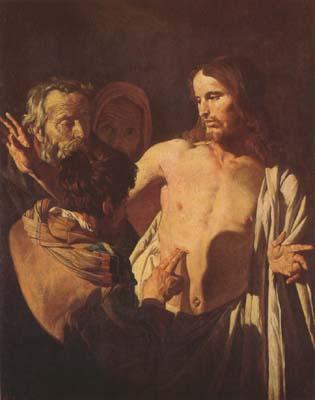Gerrit van Honthorst The Incredulithy of St Thomas (mk08) oil painting picture